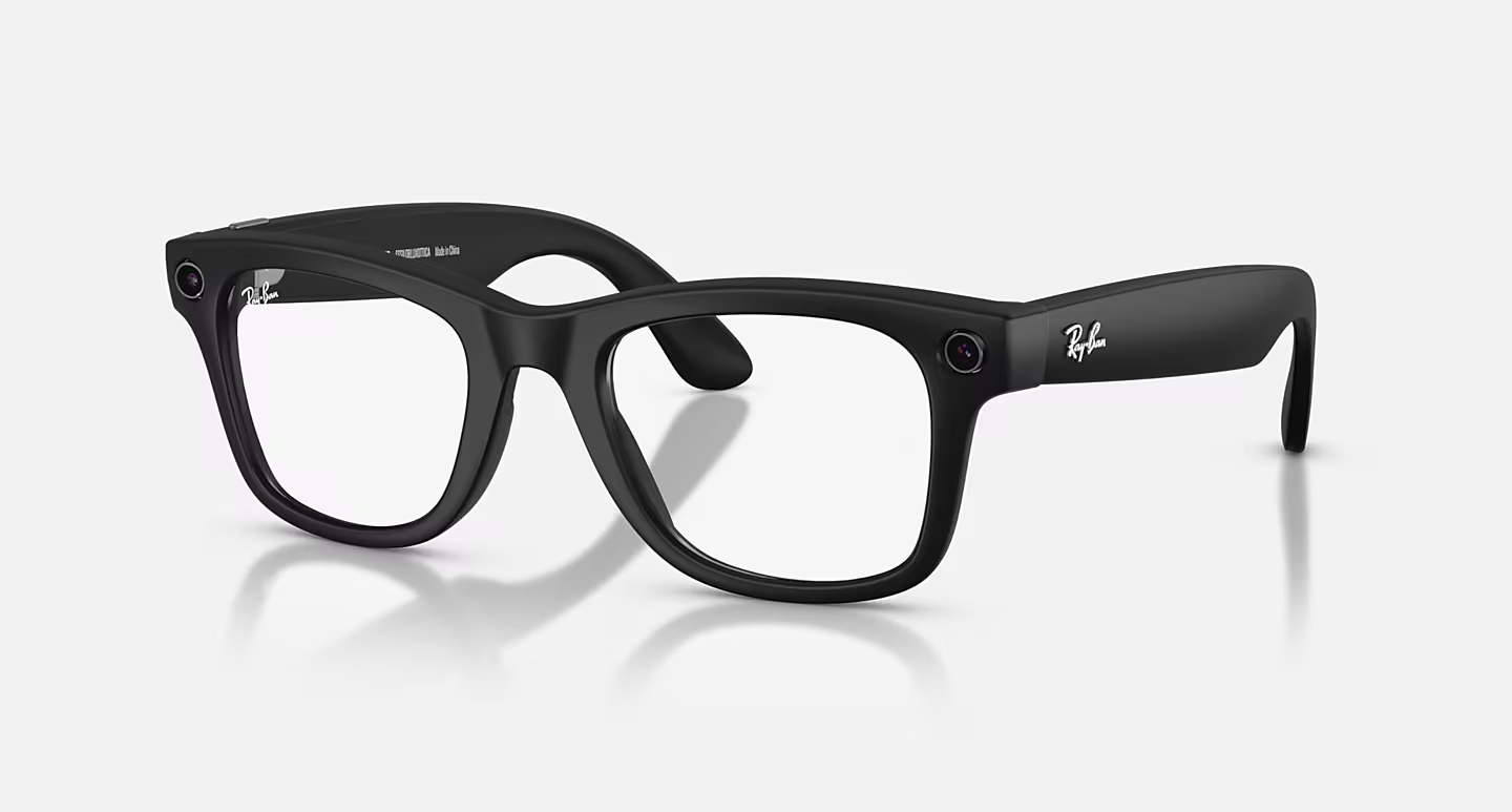 Ray-Ban Meta Wayfarer (Gen 2) Matte Black AI Glasses with Grey Transitions® Lenses - Attēls 2