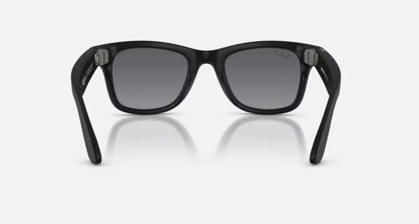 Ray-Ban Meta Wayfarer (Gen 2) Matte Black AI Glasses with Polarized Graphite Gradient Lenses - Attēls 5