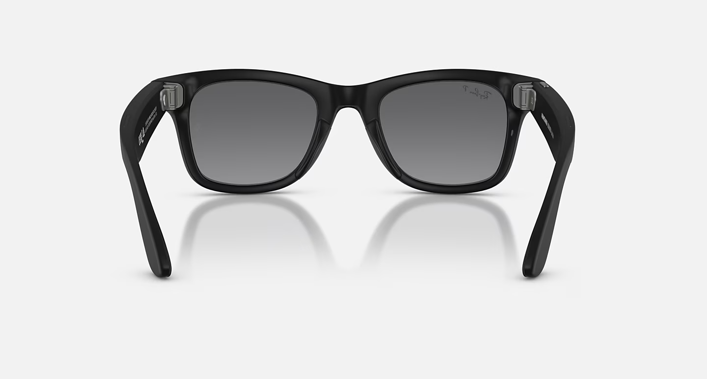 Ray-Ban Meta Wayfarer (Gen 2) Matte Black AI Glasses with Polarized Graphite Gradient Lenses - Attēls 5
