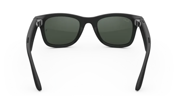 Ray-Ban Meta Wayfarer (Gen 1) Matte Black AI Glasses with Black Lenses - Attēls 4