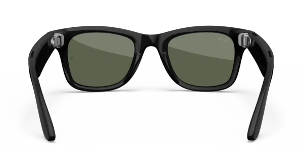 Ray-Ban Meta Wayfarer (Gen 1) Shiny Black AI Glasses with Green Lenses - Attēls 4