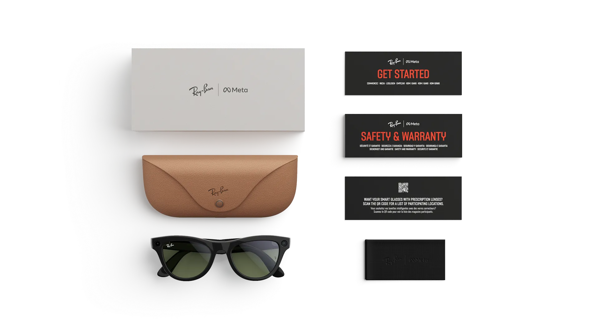 Ray-Ban Meta Skyler (Gen 2) shiny black AI glasses with green lenses - Attēls 5