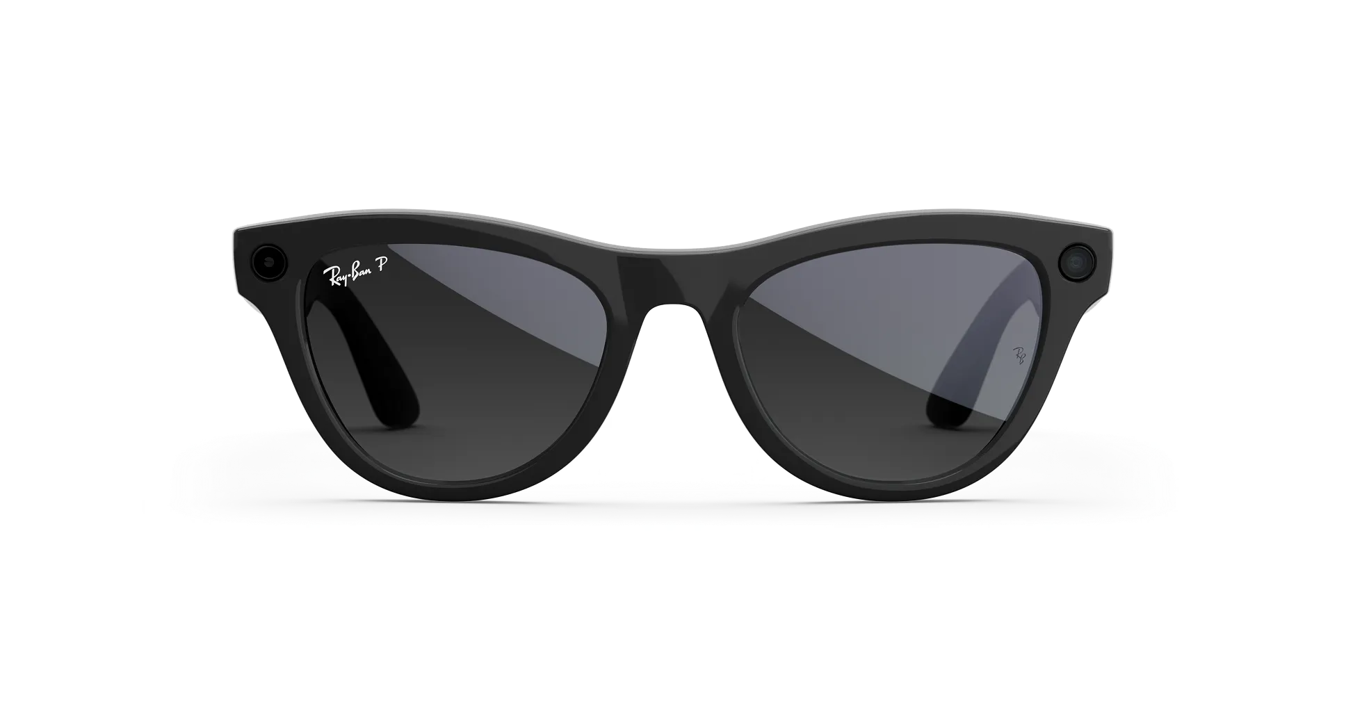 Ray-Ban Meta Skyler (Gen 2) Shiny Black AI Glasses with Polarized Black Lenses - Attēls 2