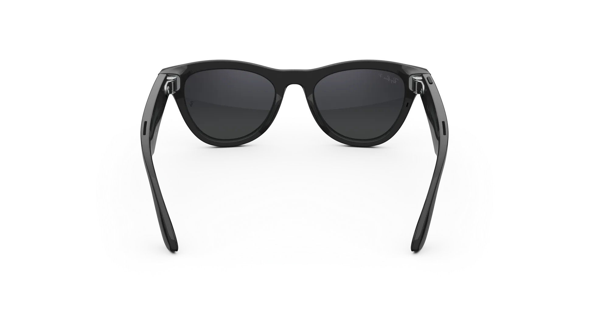 Ray-Ban Meta Skyler (Gen 2) Shiny Black AI Glasses with Polarized Black Lenses - Attēls 4