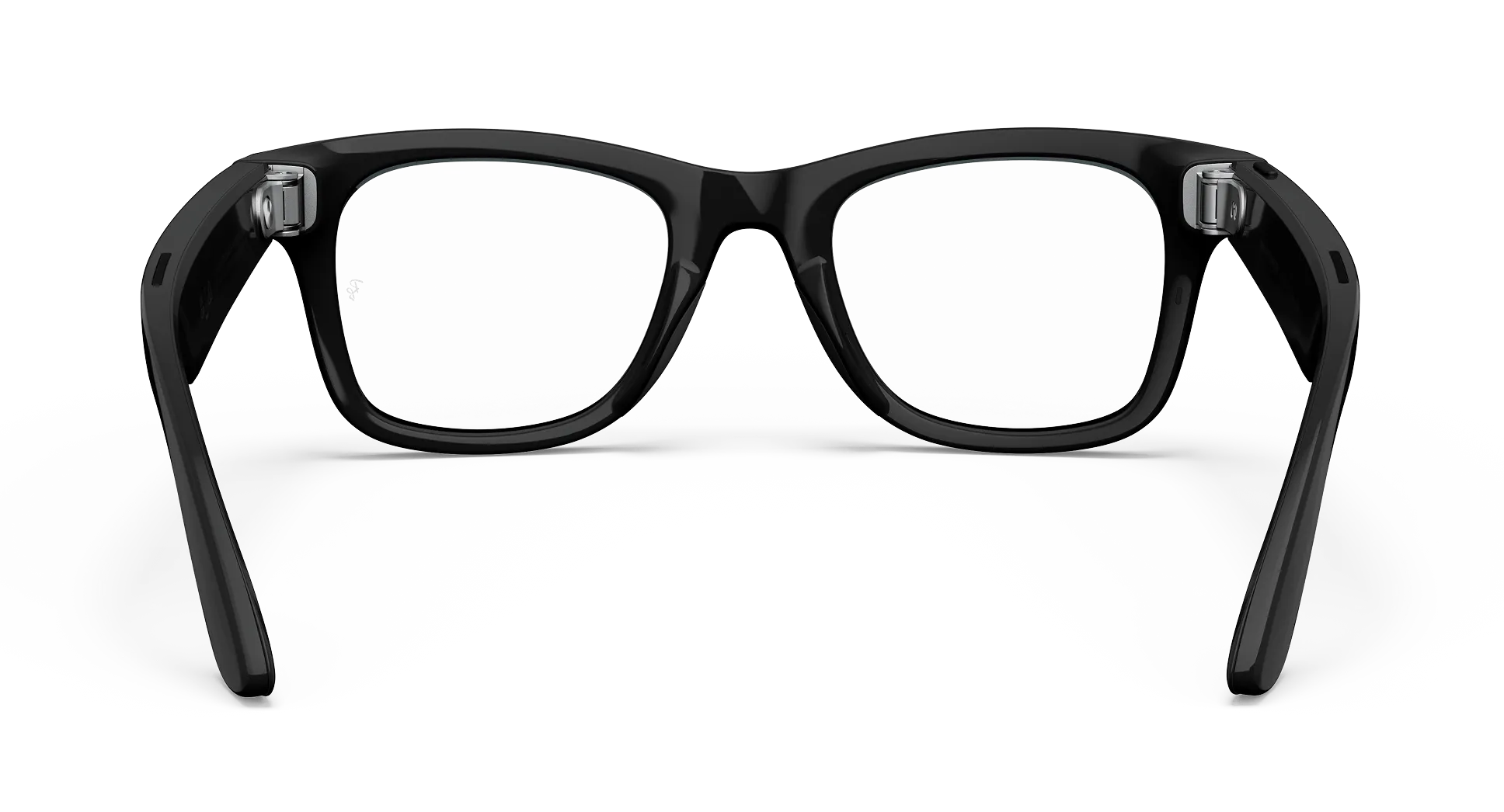 Ray-Ban Meta Wayfarer (Gen 1) Shiny Black AI Glasses with Clear Lenses - Attēls 4